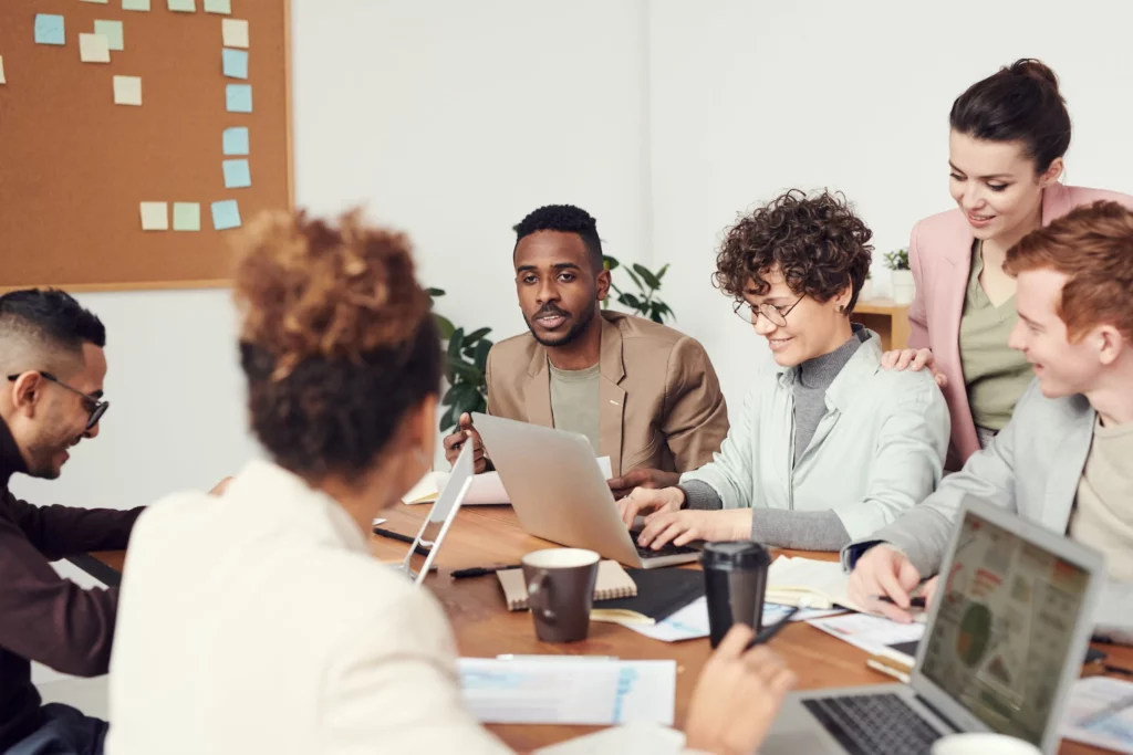 Meeting with Diverse Business Owners